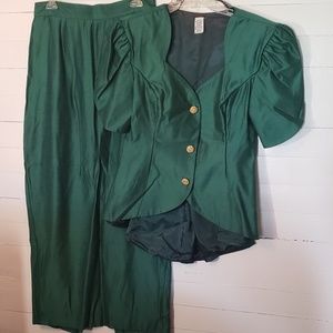 2 pc long suit dress                       0091